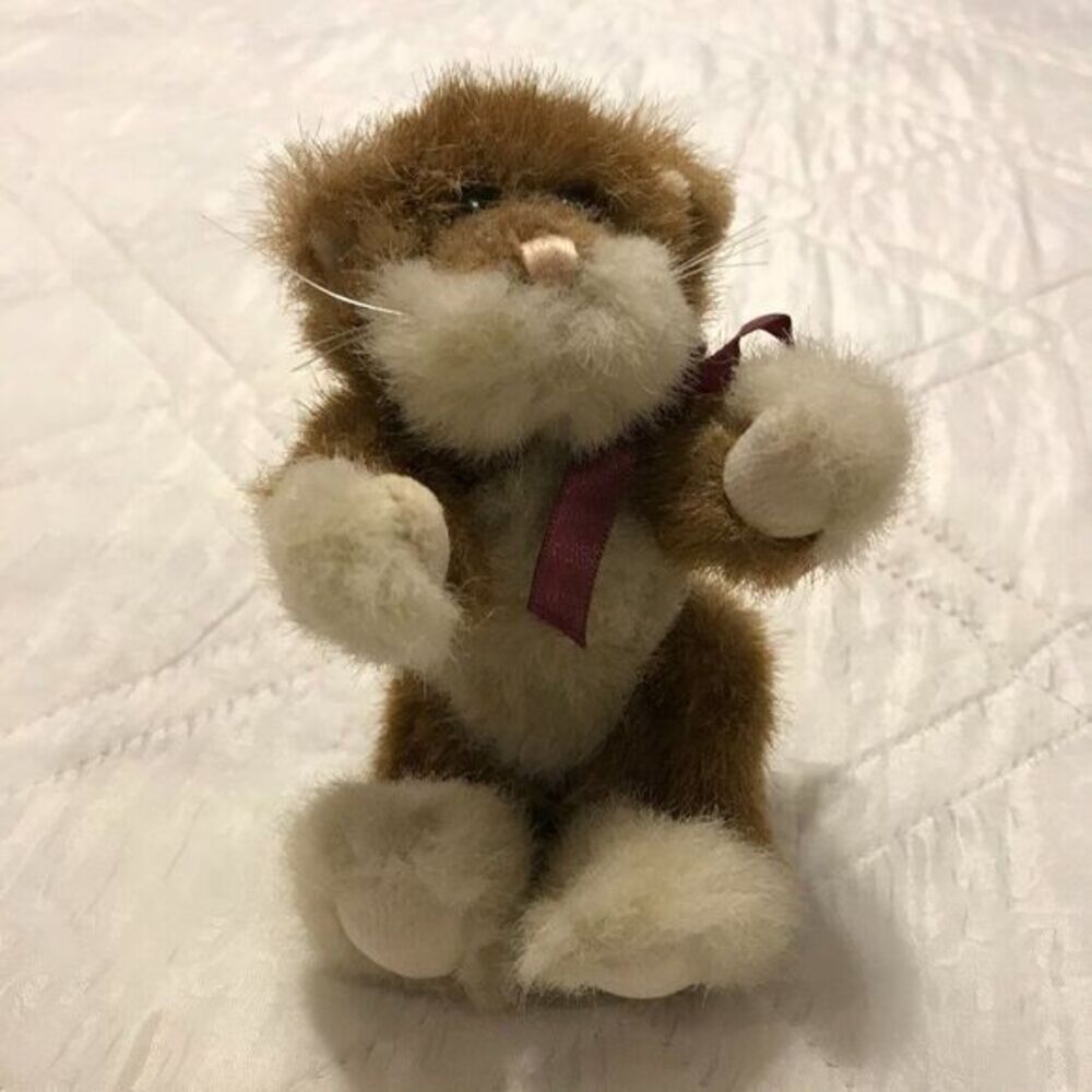 VTG 90's Boyd's Bear‎ Collection 6" Jointed Kitty Cat plush